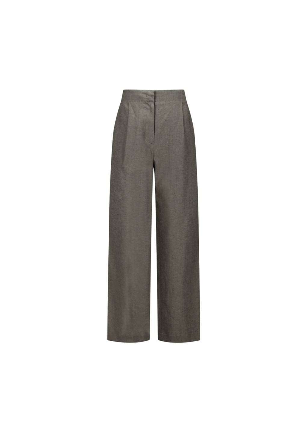 Linen Tuck Pants, Khaki