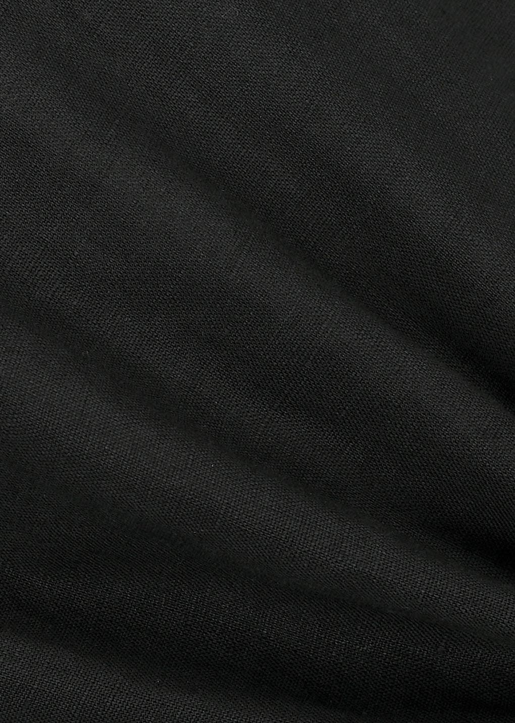 Linen Banding Pants, Black — vue 11