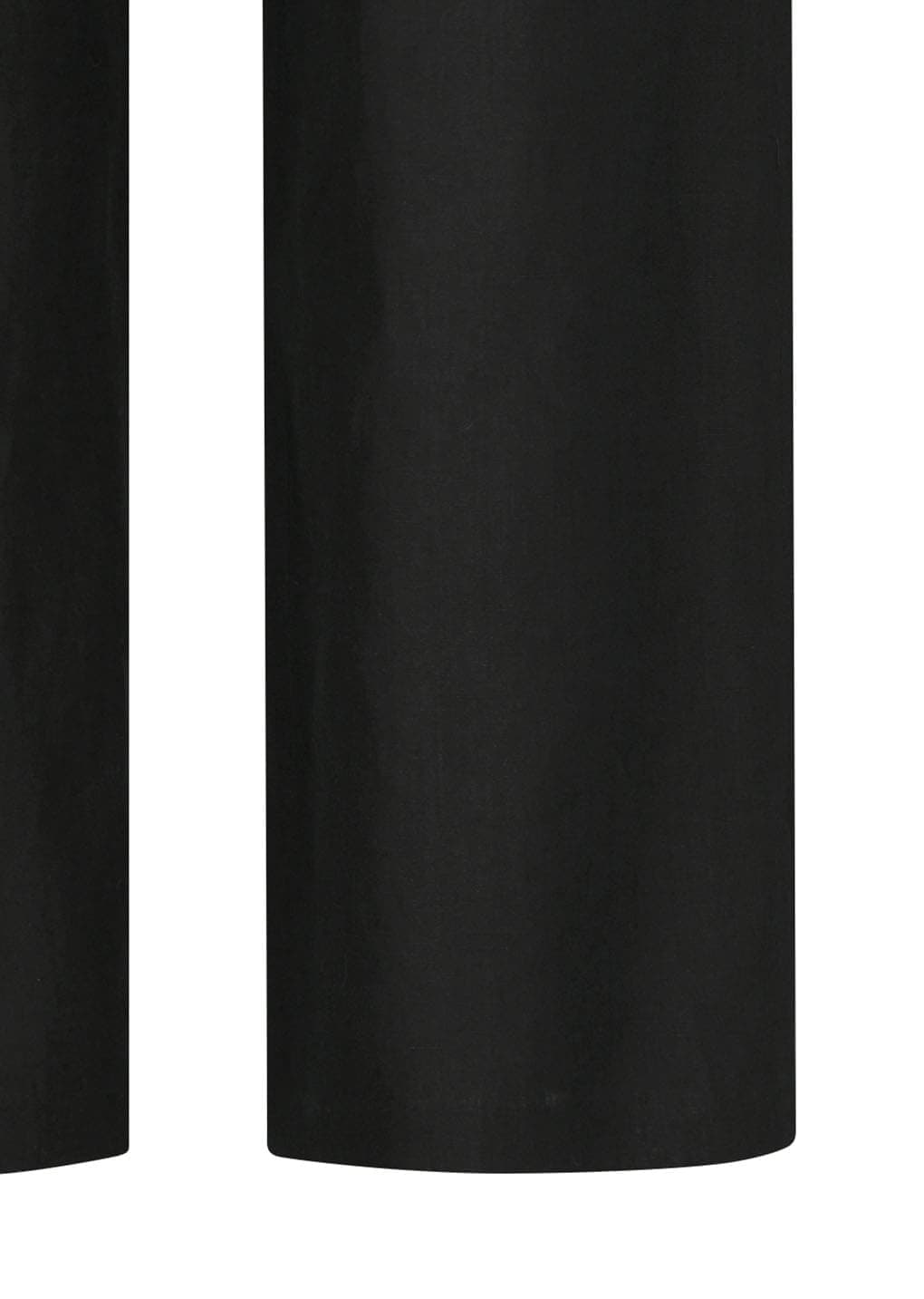 Linen Banding Pants, Black — vue 9