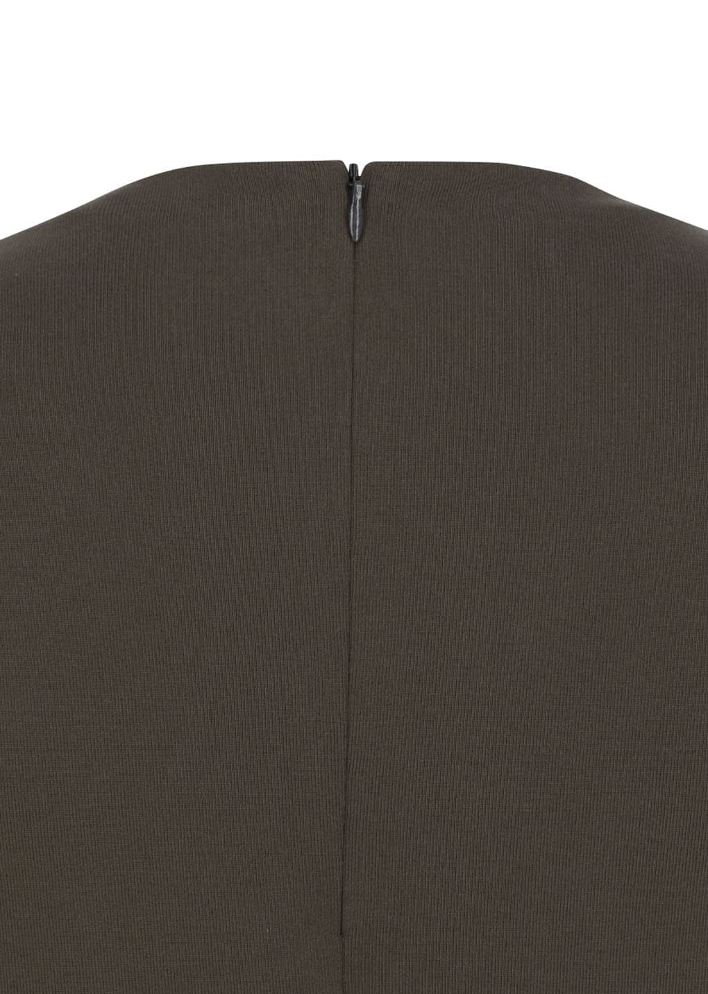 Jersey Mock Neck Top, Brown — vue 10