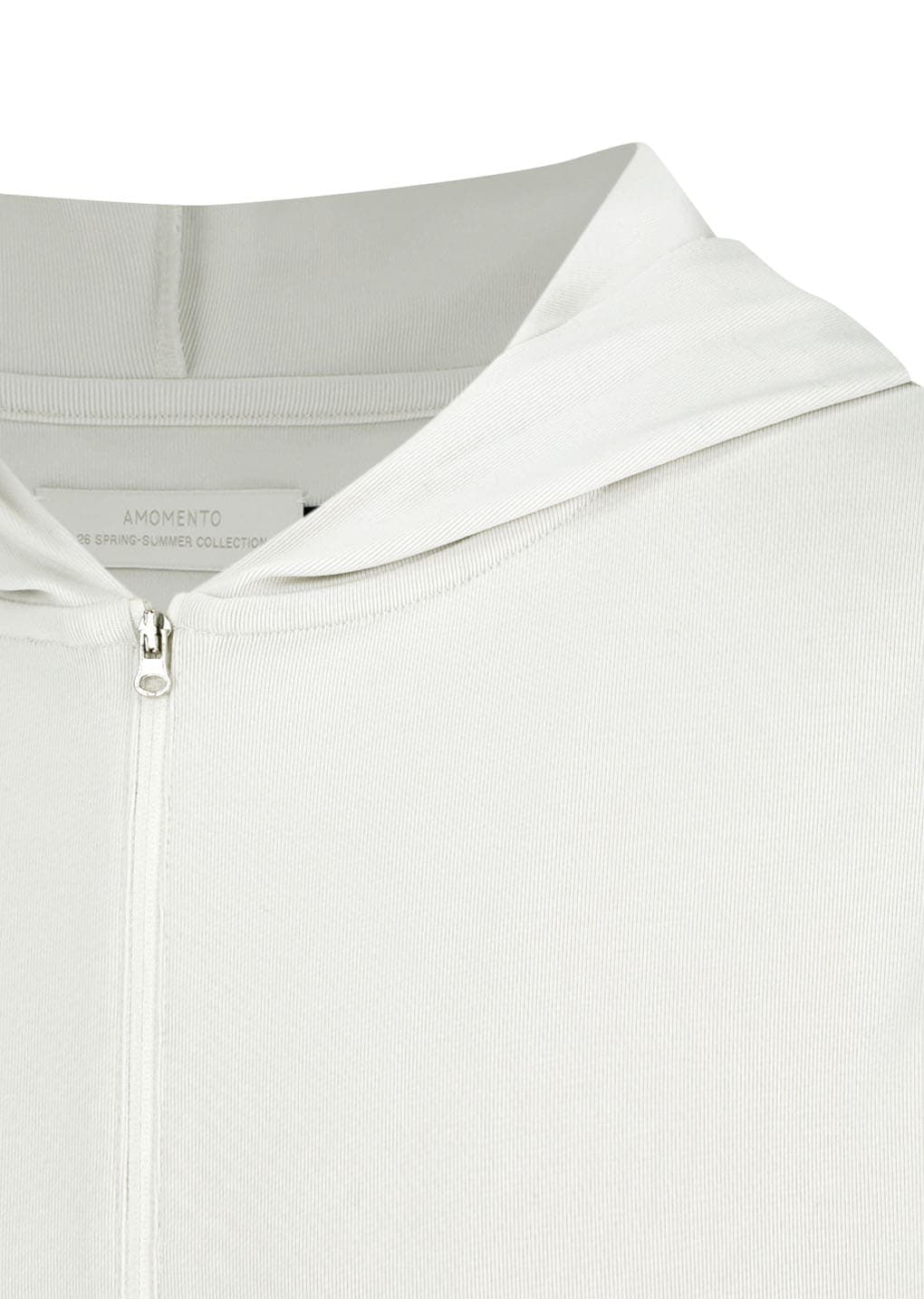 Jersey Hooded Jumper, Ivory — vue 5