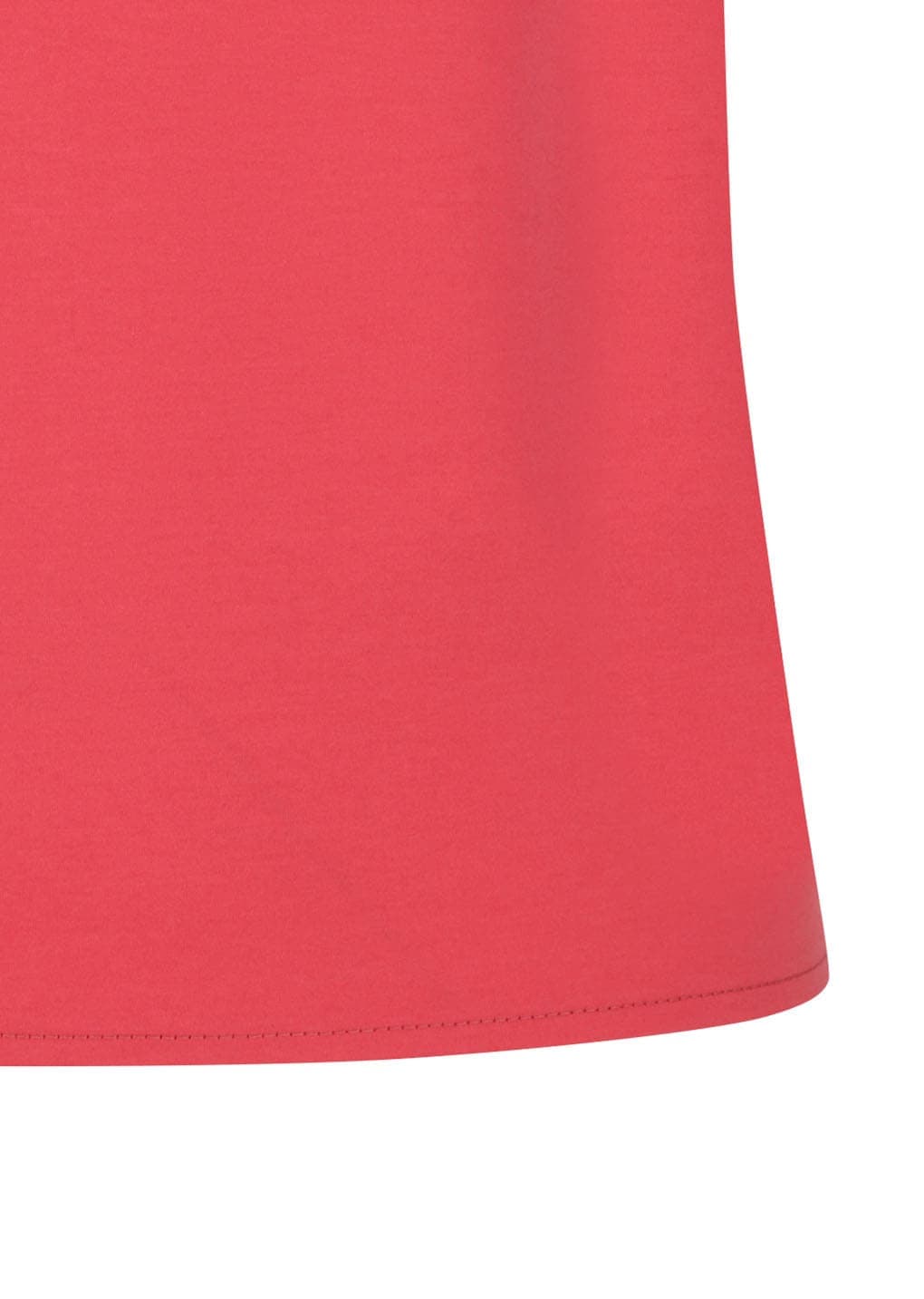 Jersey Halter Neck Top, Red — vue 5