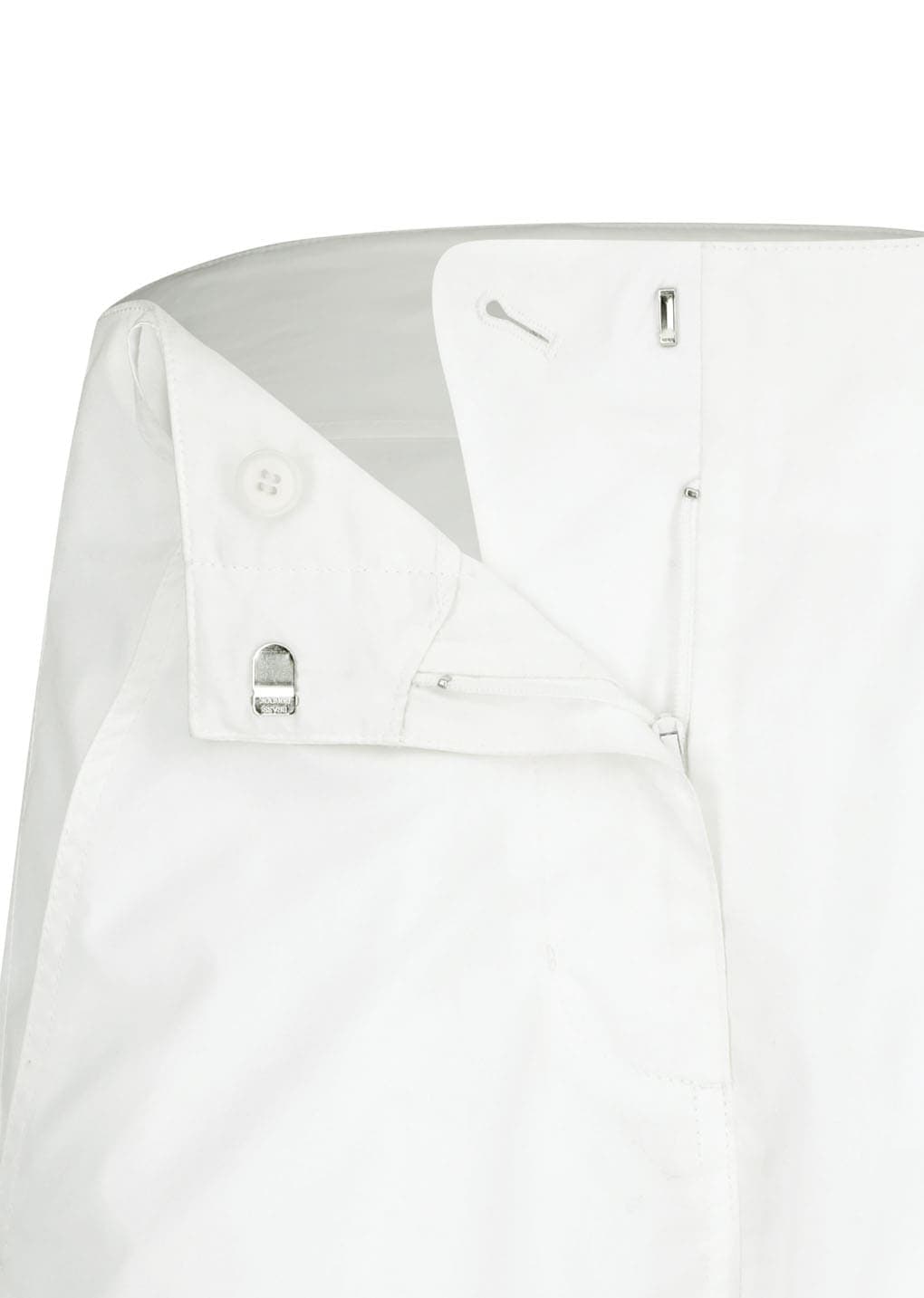 Curved Pants, White — vue 4
