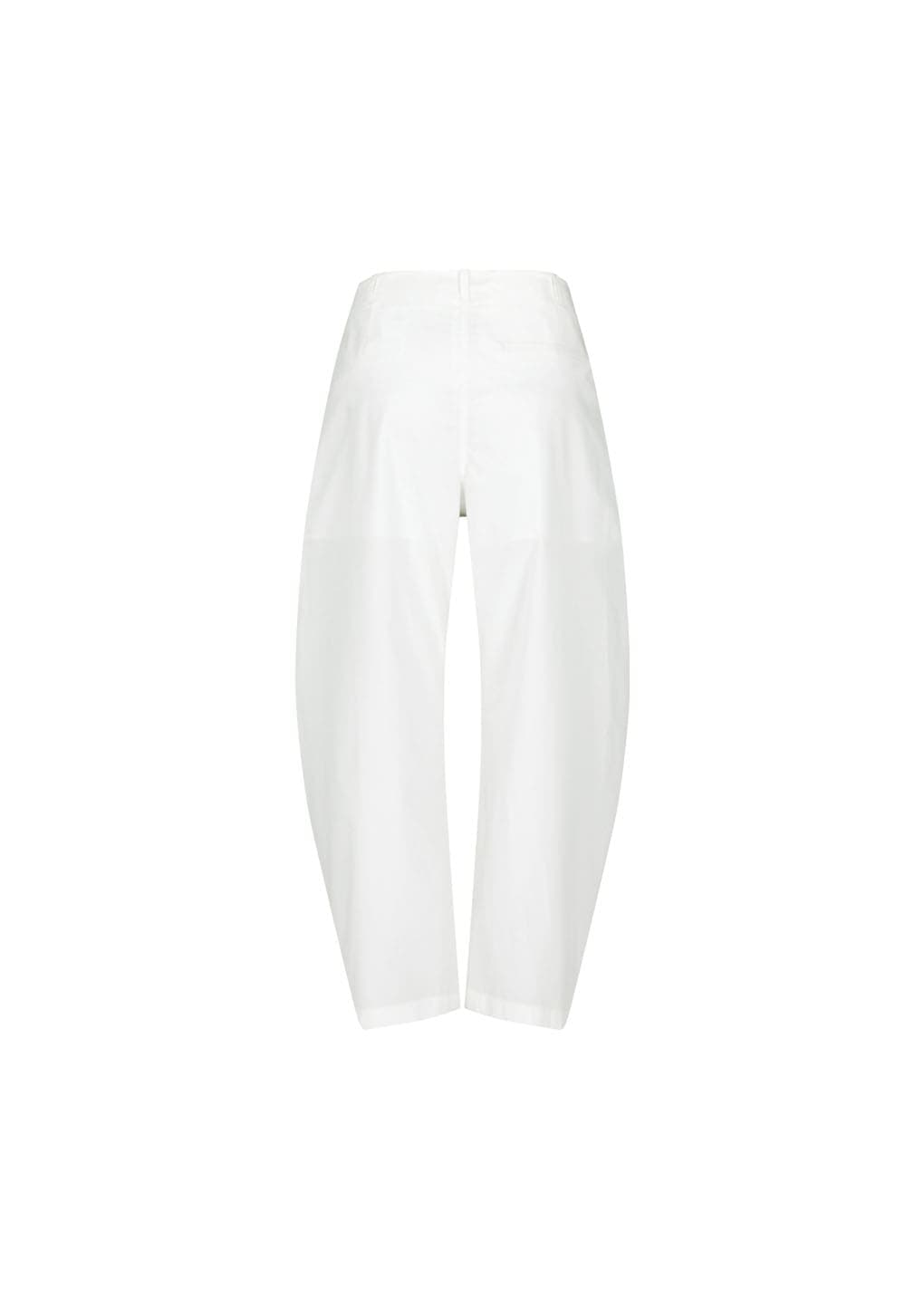 Curved Pants, White — vue 1