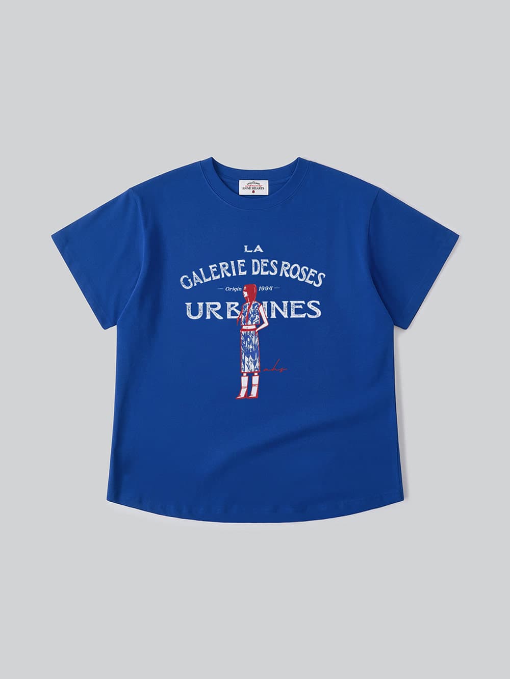 French Muse Artwork Tee (Blue) — vue 2