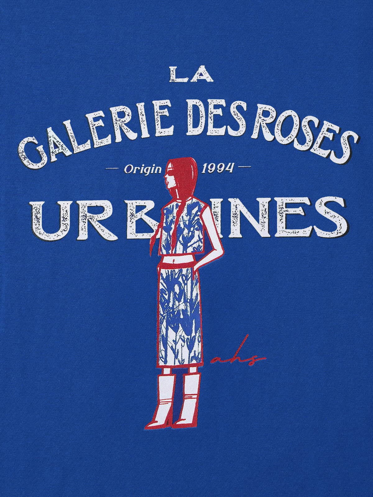 French Muse Artwork Tee (Blue) — vue 20