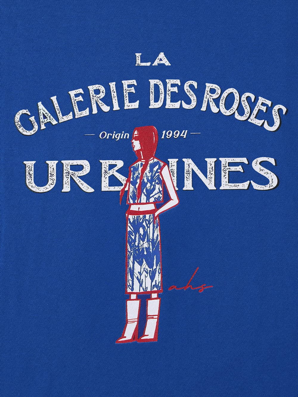 French Muse Artwork Tee (Blue) — vue 7