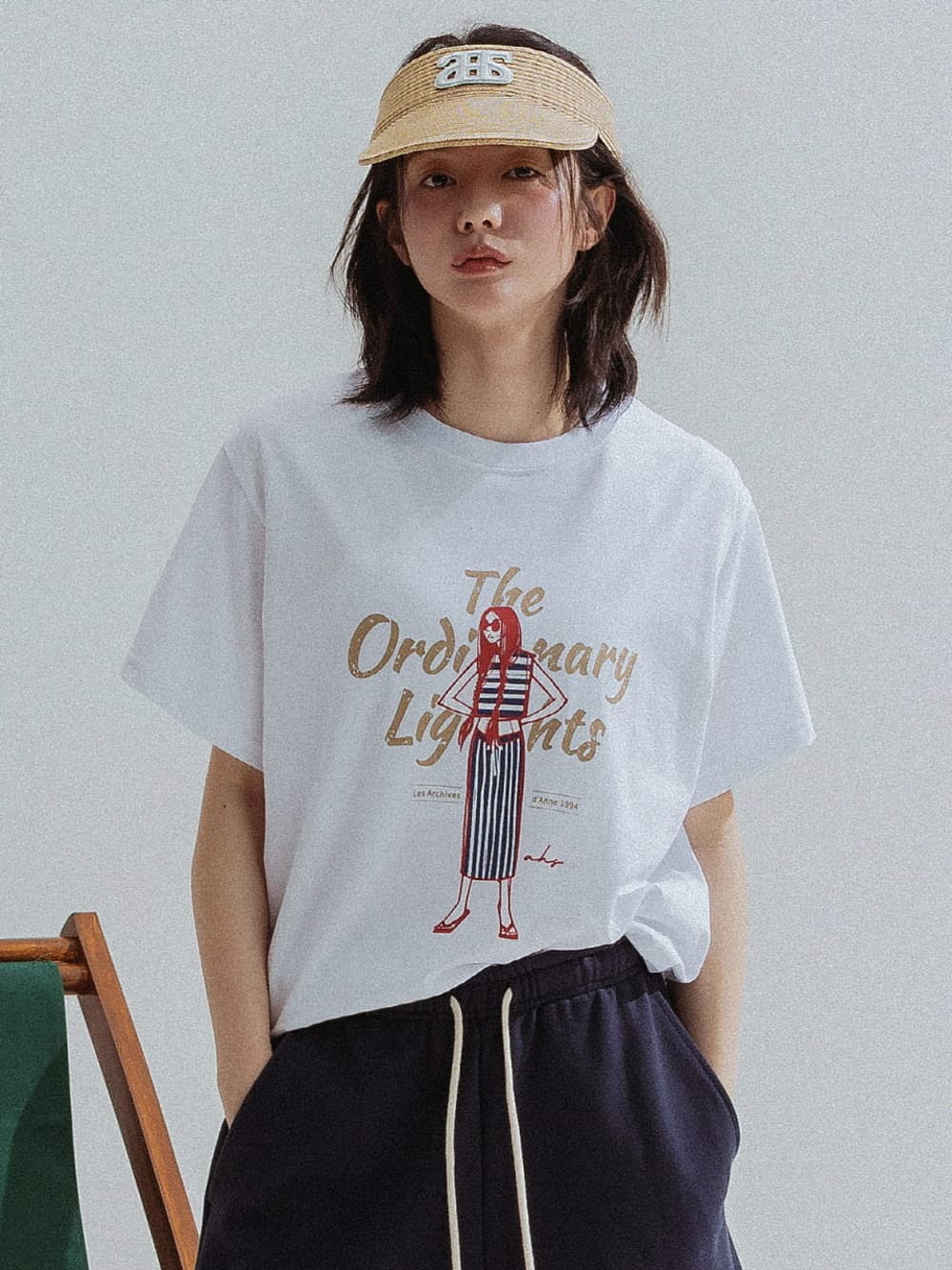 Ordinary Girl Tee (White) — vue 6