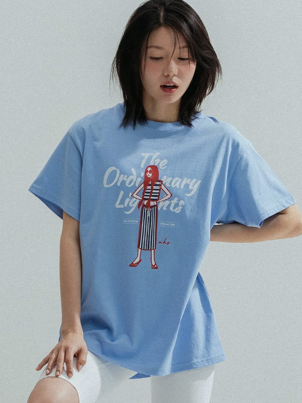 Ordinary Girl Tee (Sky Blue) — vue 6