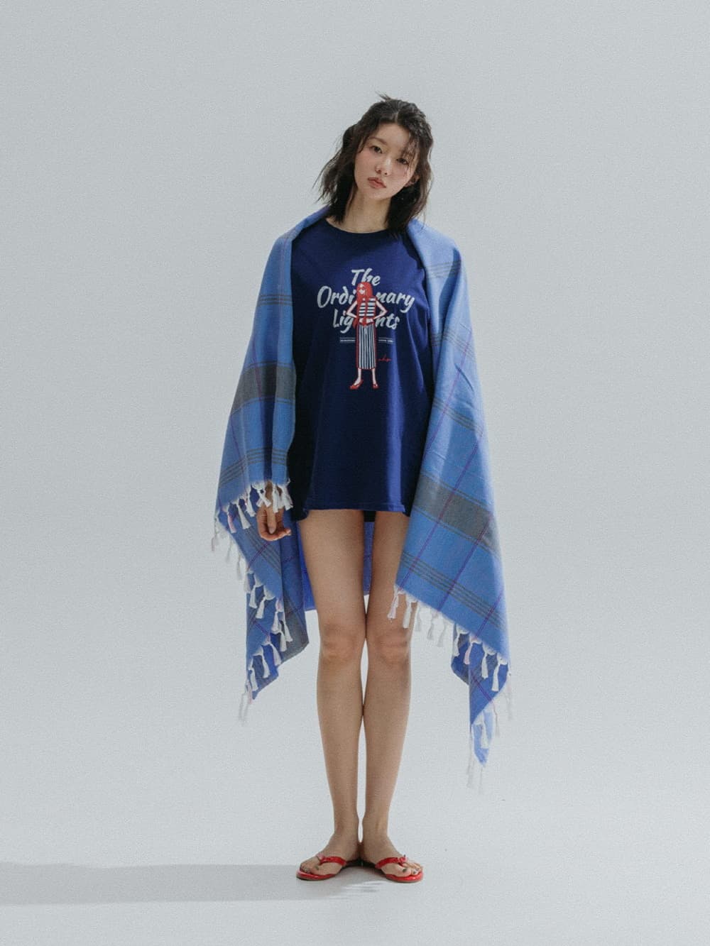 Ordinary Girl Tee (Navy) — vue 6