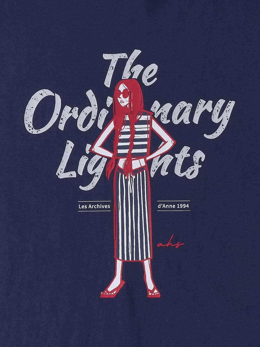 Ordinary Girl Tee (Navy) — vue 8