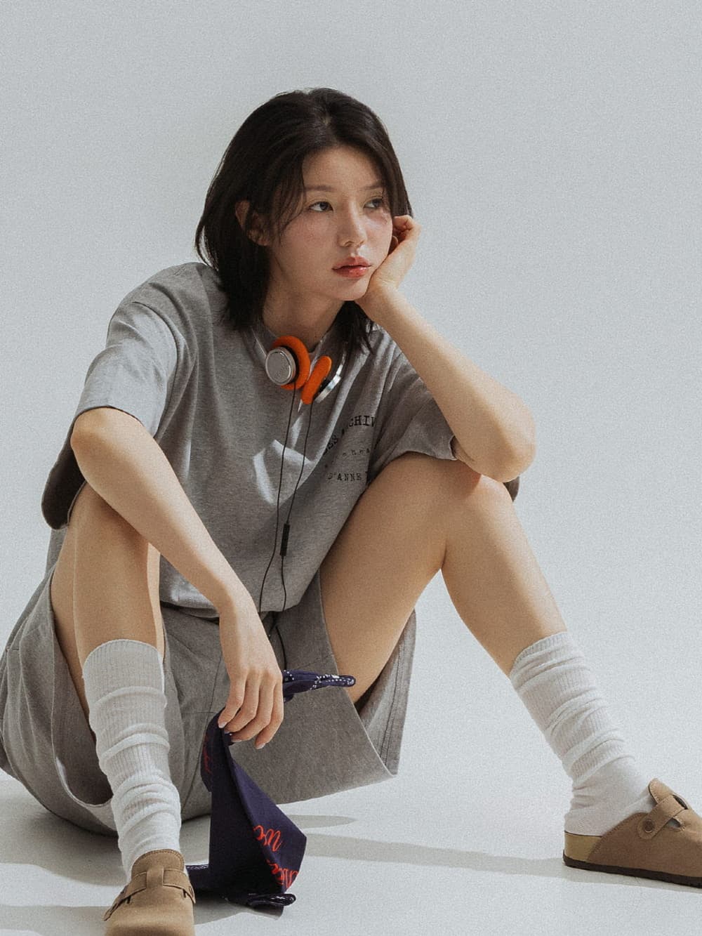 Bermuda Jersey Shorts (Melange) — vue 4