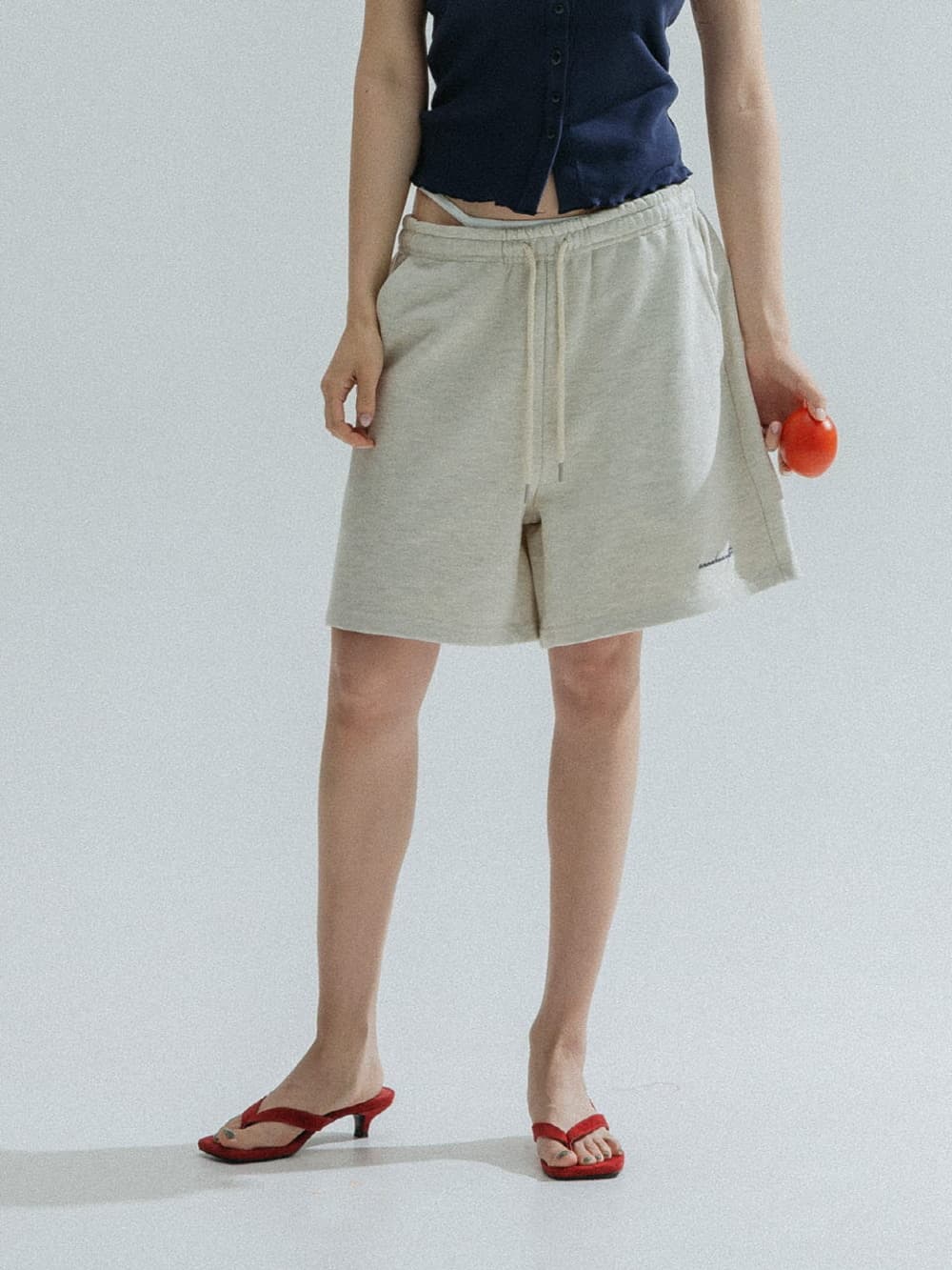 French Terry Shorts (Oatmeal) — vue 6