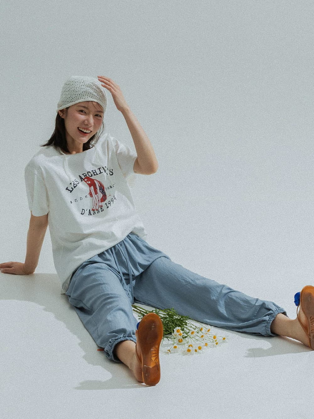 Fluid Lounge Pants (Blue) — vue 4