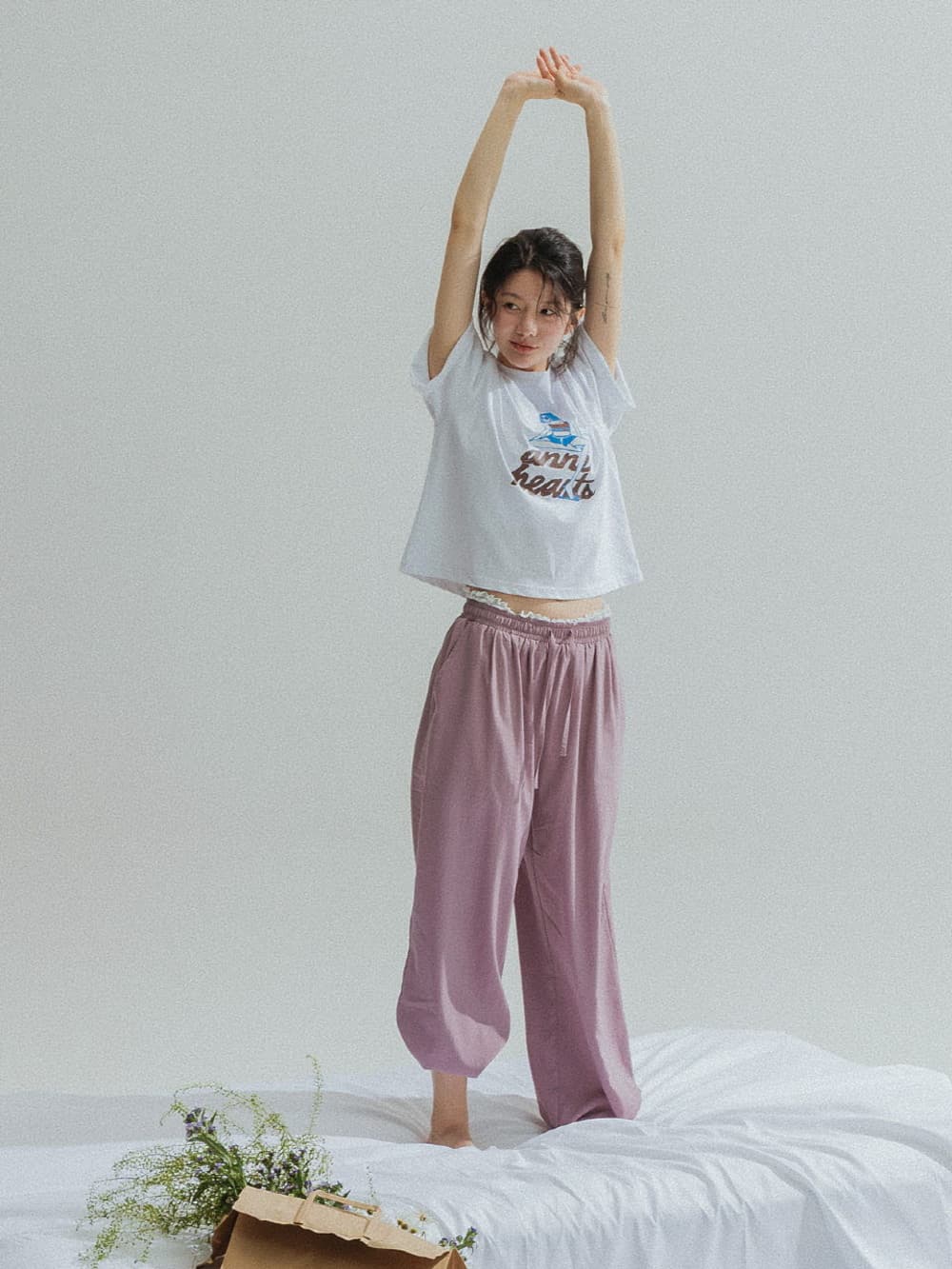 Fluid Lounge Pants (Purple) — vue 5