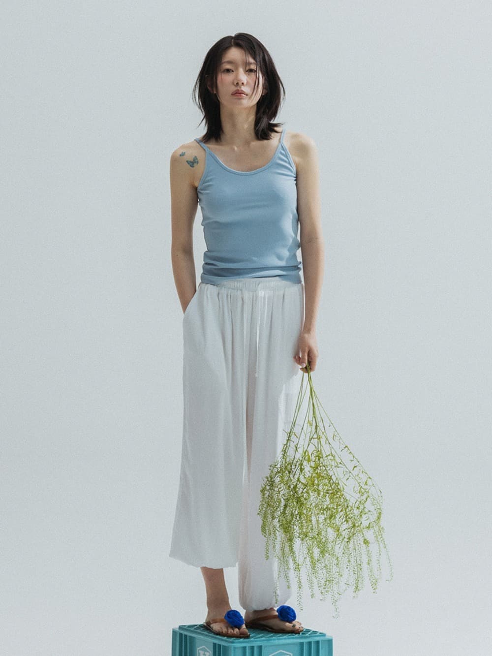 Fluid Lounge Pants (Ivory) — vue 1