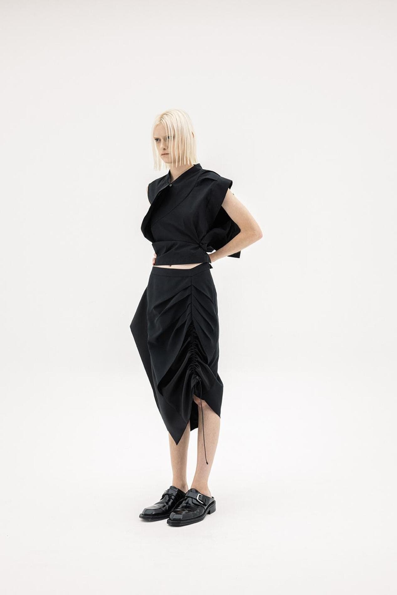 Decon Multi Layer Skirt (Black) — vue 4