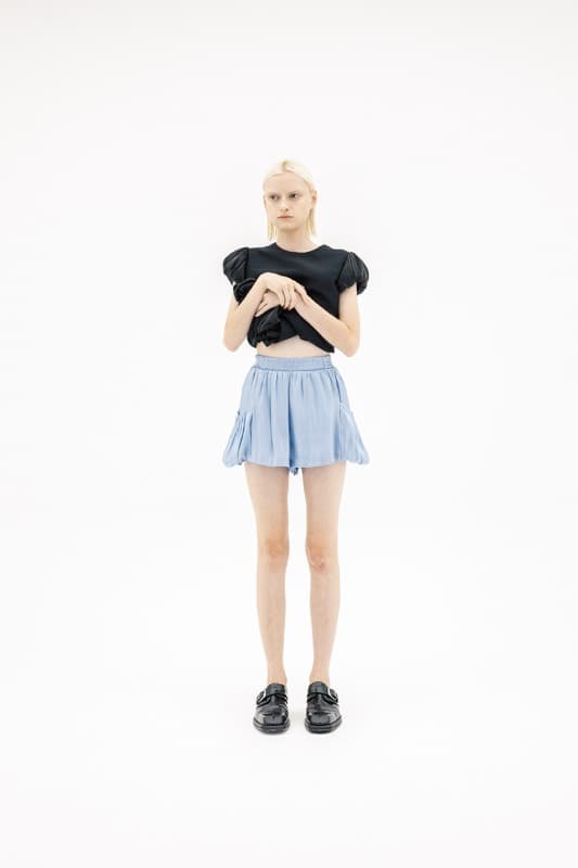 Glossy Boxer Shorts (Blue) — vue 1