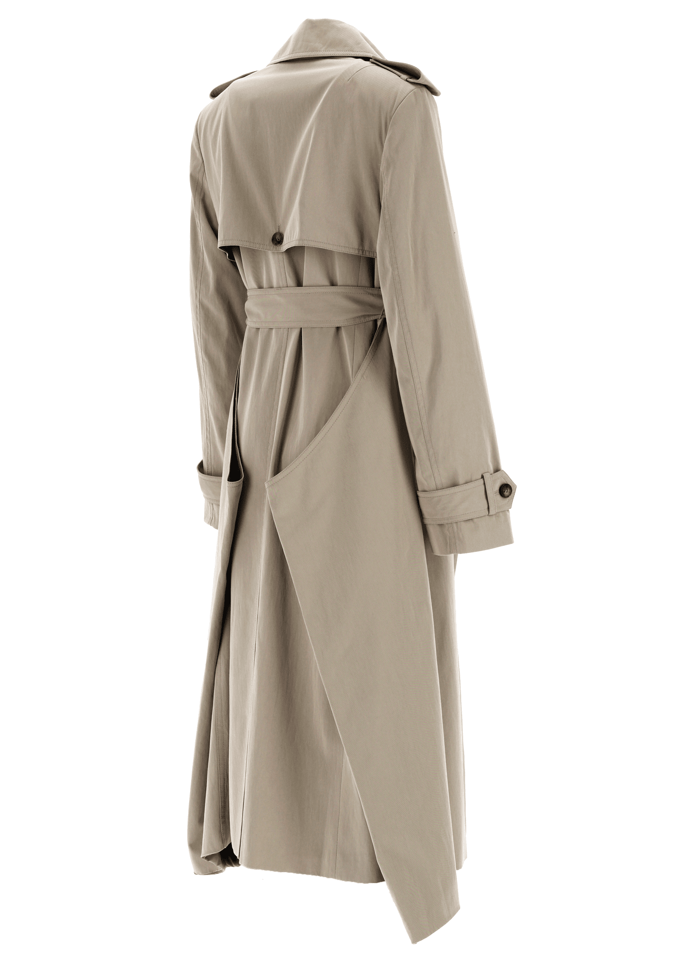 Expandable Asymmetric Trench Coat — vue 5