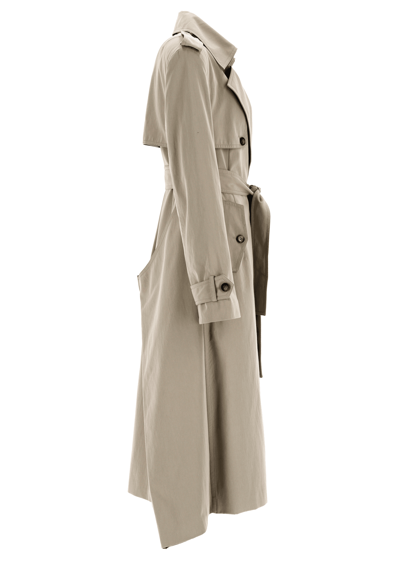 Expandable Asymmetric Trench Coat — vue 6