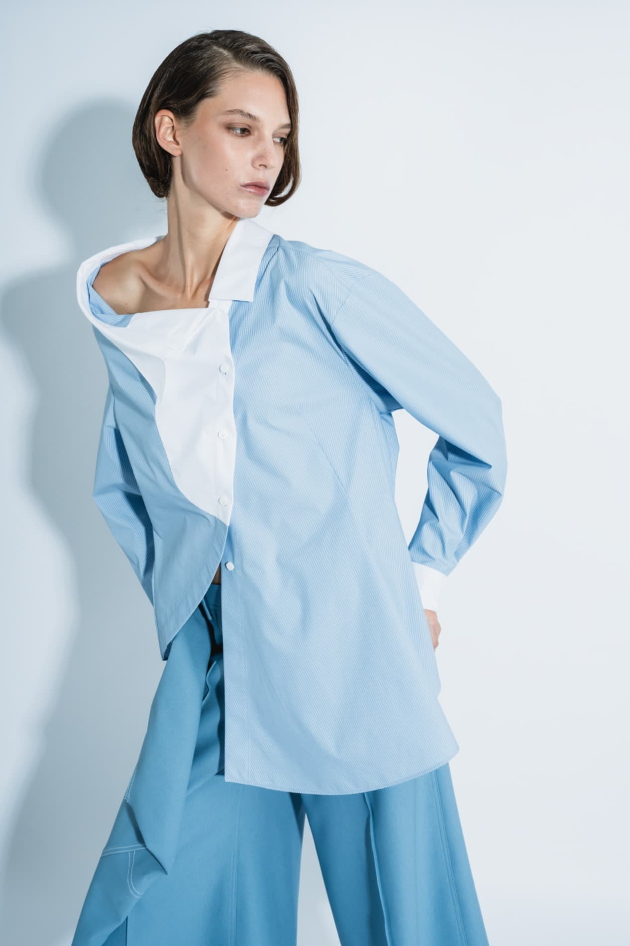 Wavy Decon Shirt Dress — vue 1