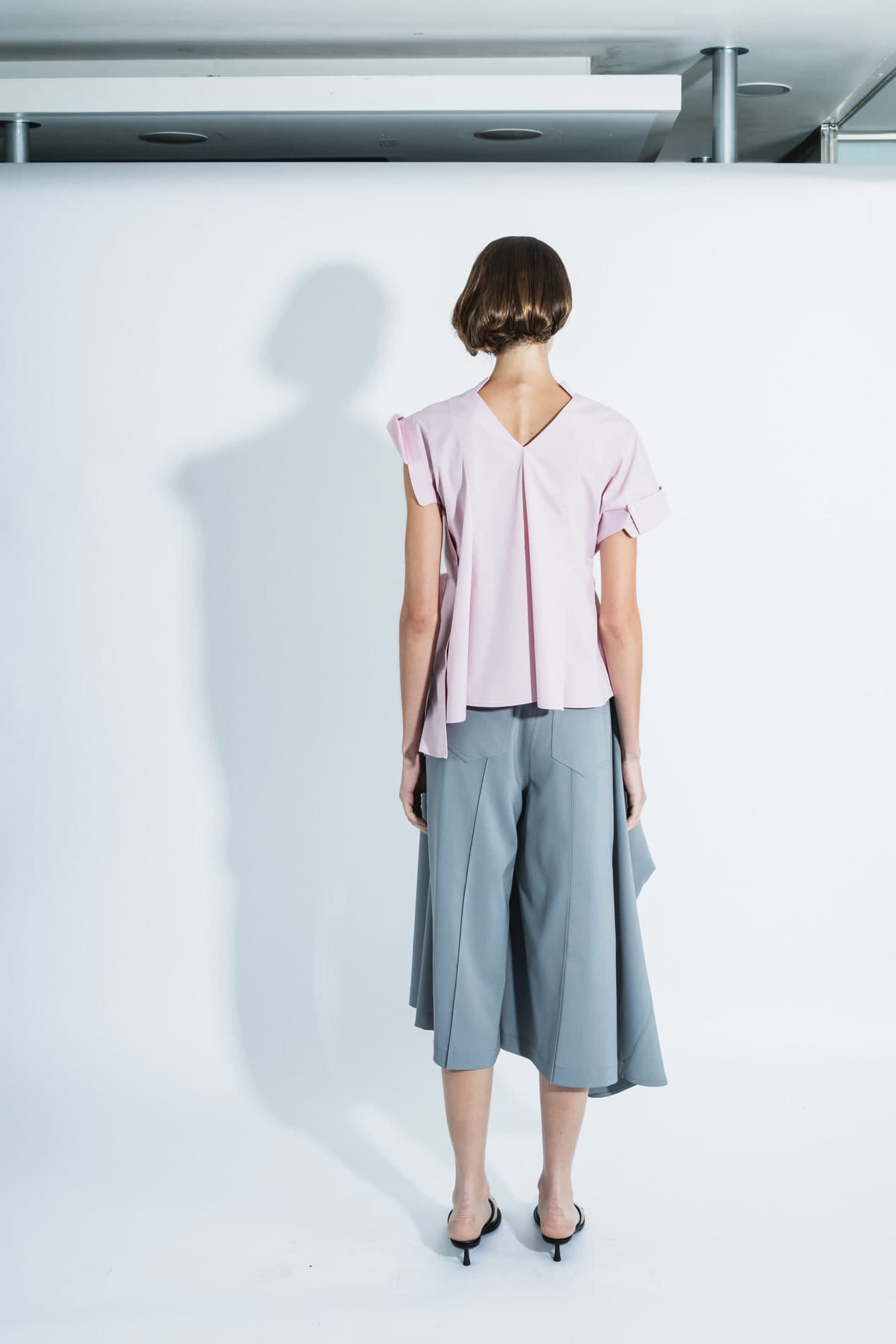 Panel Decon Short Blouse (Pink) — vue 5