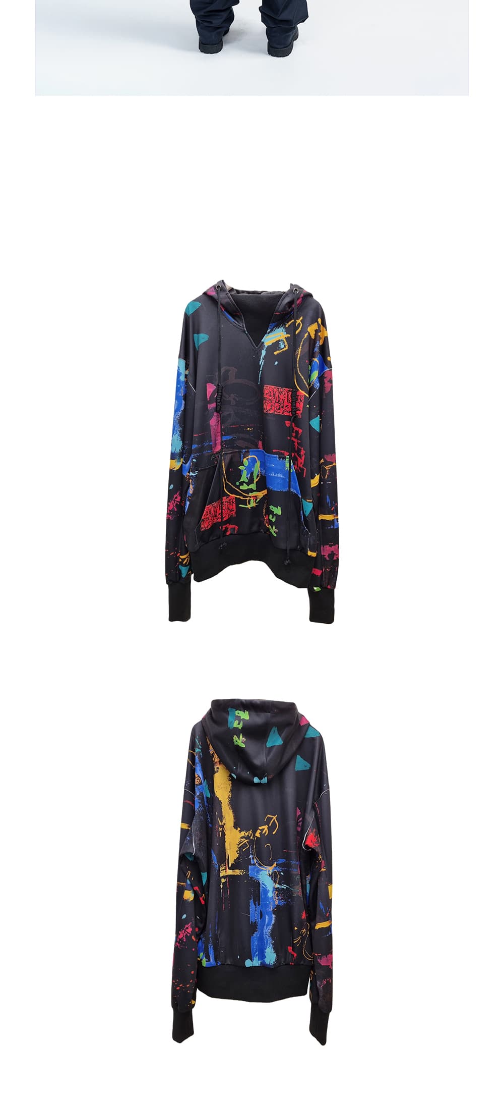 Artwork Black Hoodie — vue 8