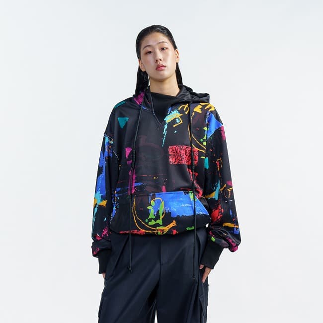 Artwork Black Hoodie — vue 1