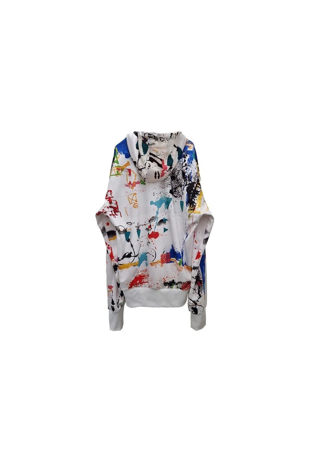 Artwork White Hoodie — vue 11