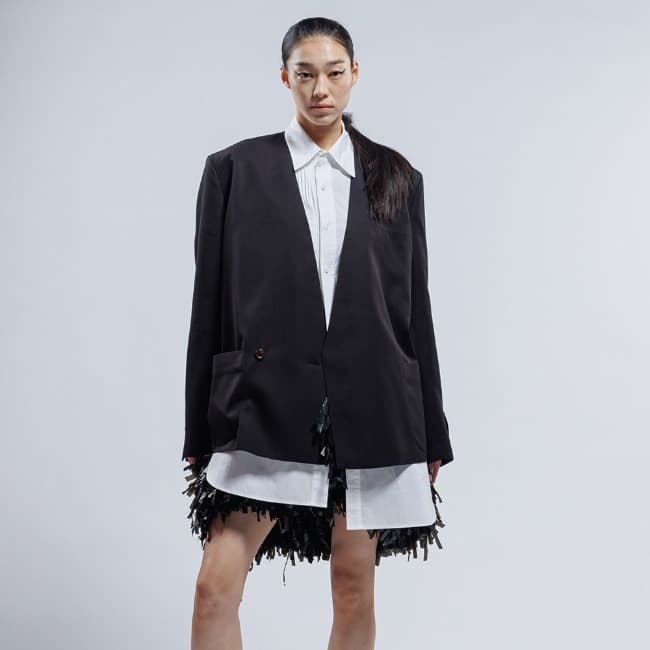 Pure Cotton Tailored Long Shirt — vue 1