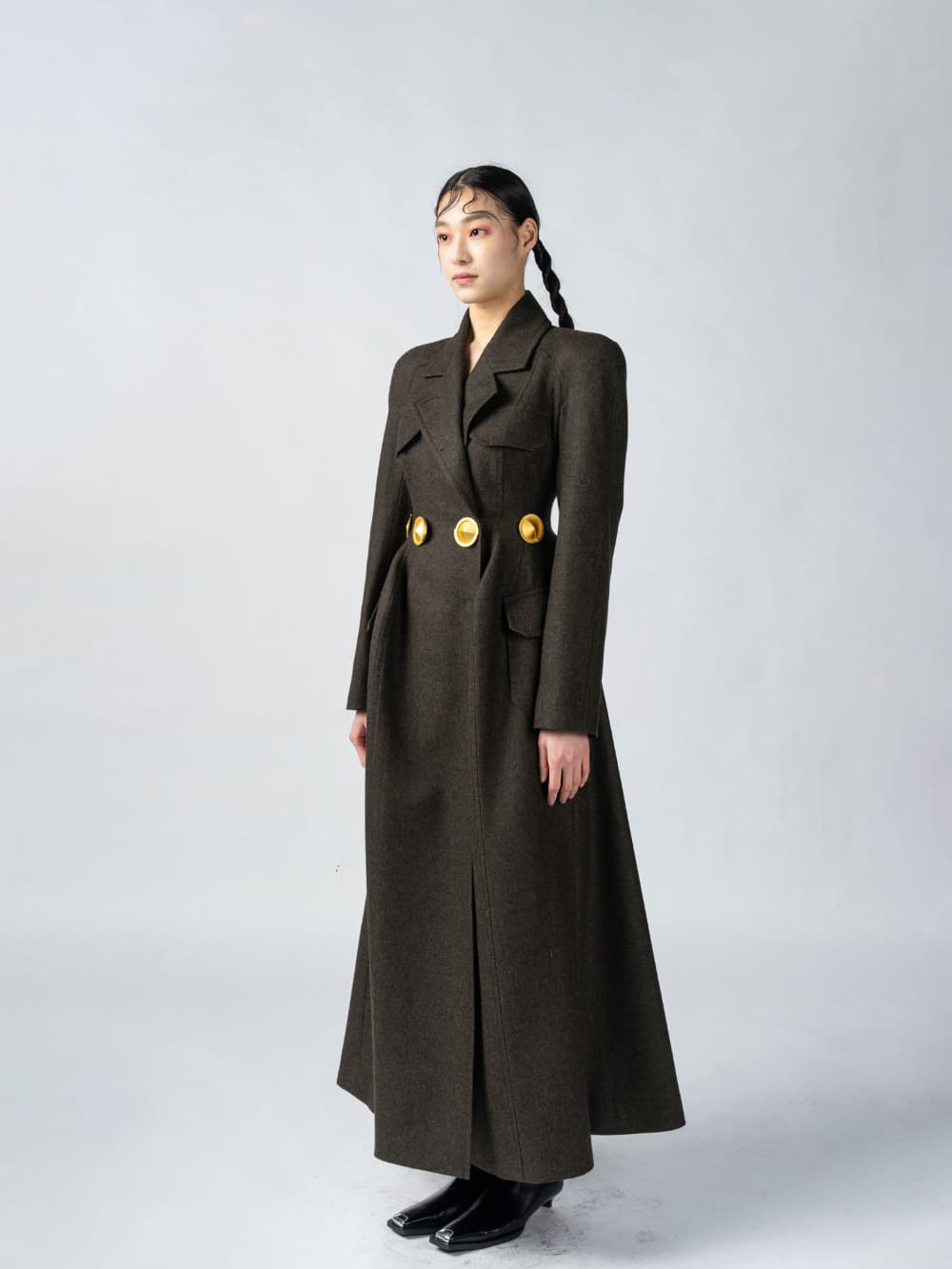 Double Safari Maxi Coat — vue 4