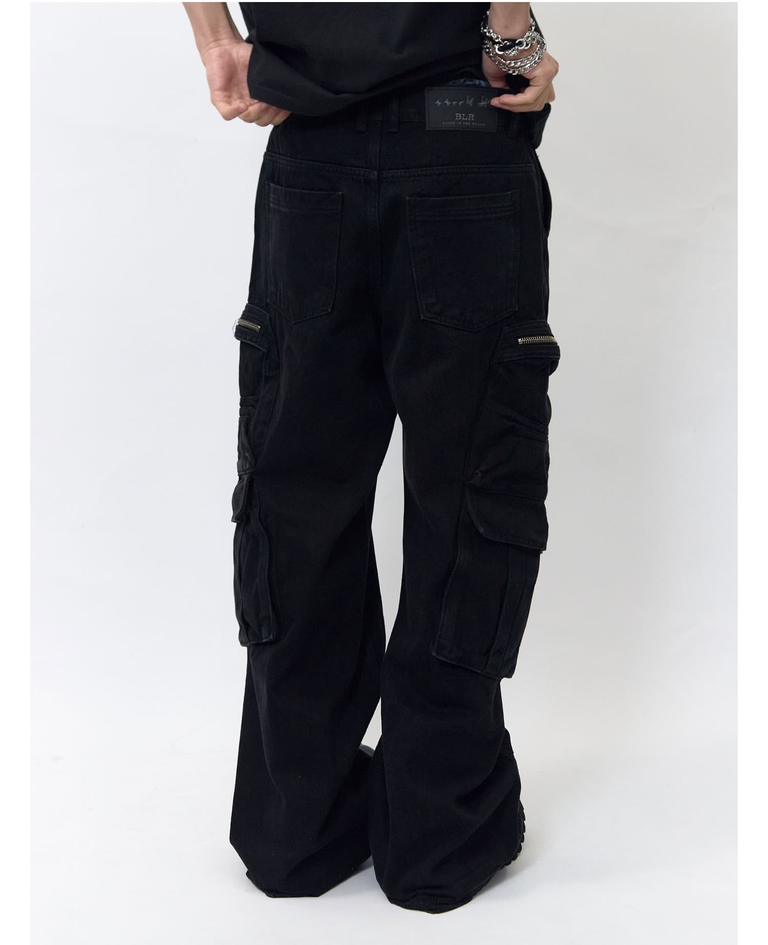 Multi Pocket Wide Cargo Pants — vue 4