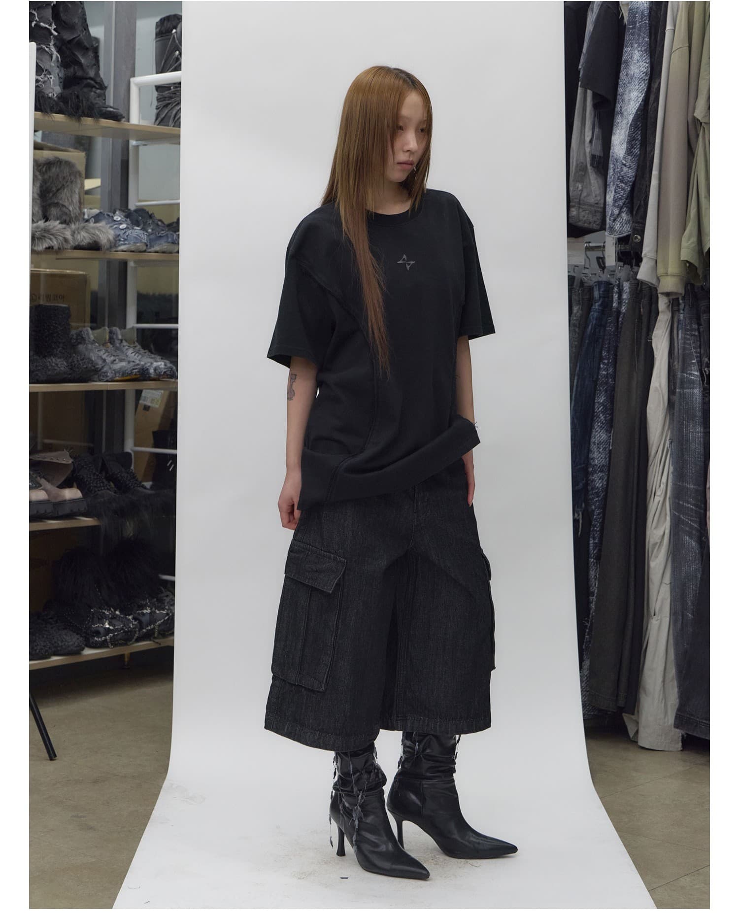 Vintage Logo Embroidery T-Shirt — vue 4