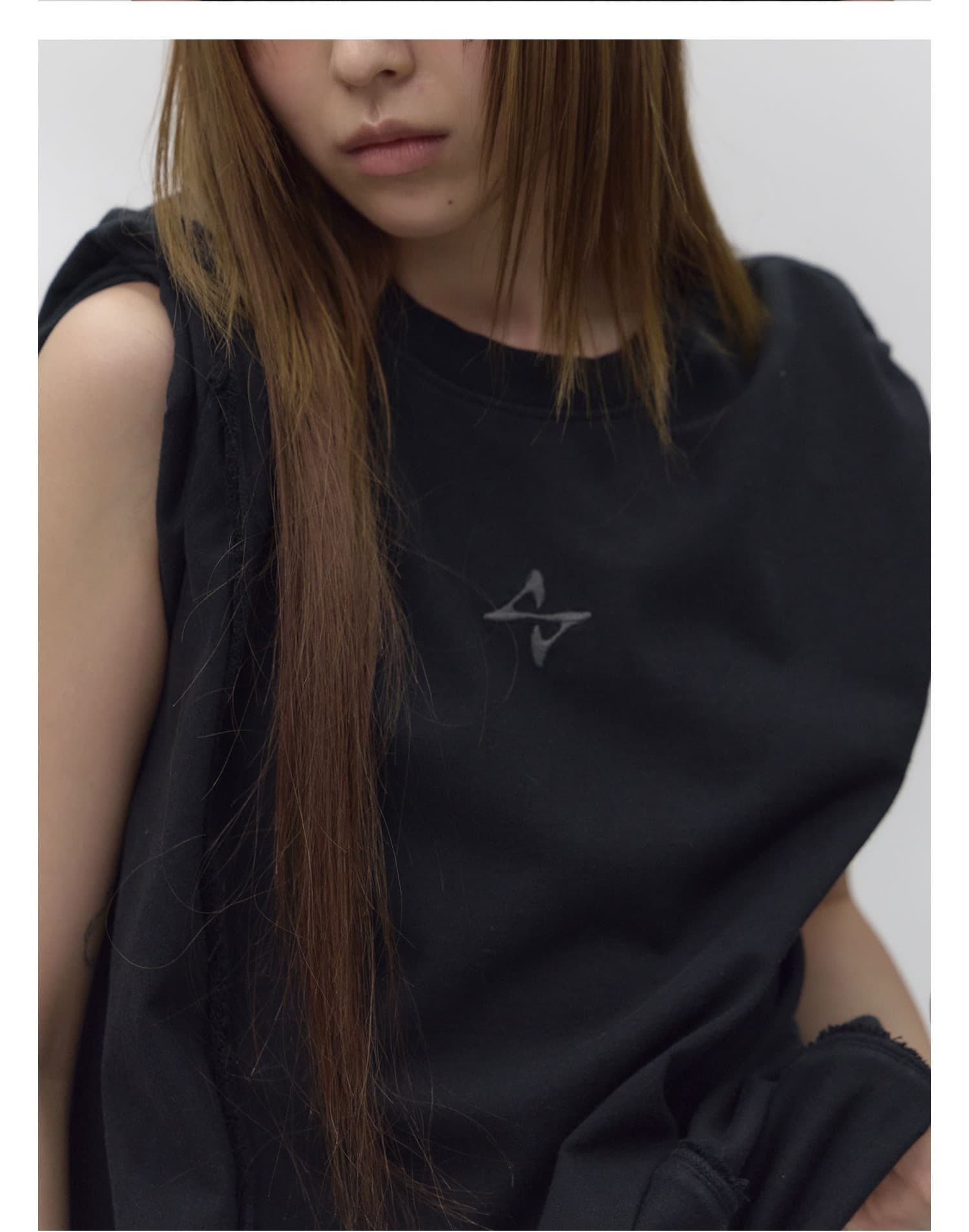 Vintage Logo Embroidery T-Shirt — vue 9