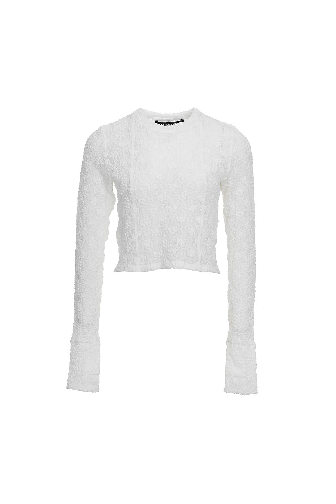 Flower Lace Top White
