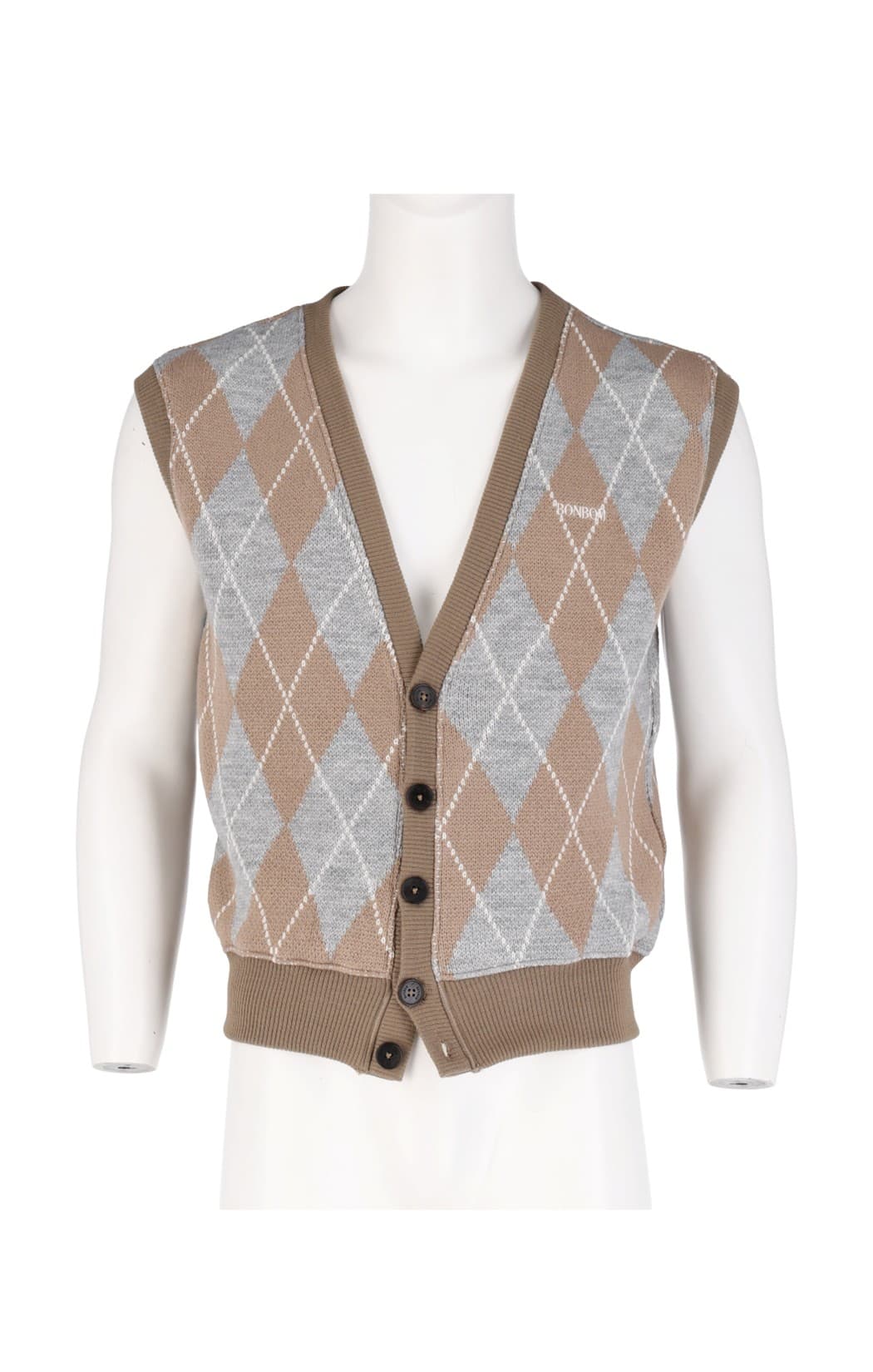 Argyle Knit Vest — vue 4