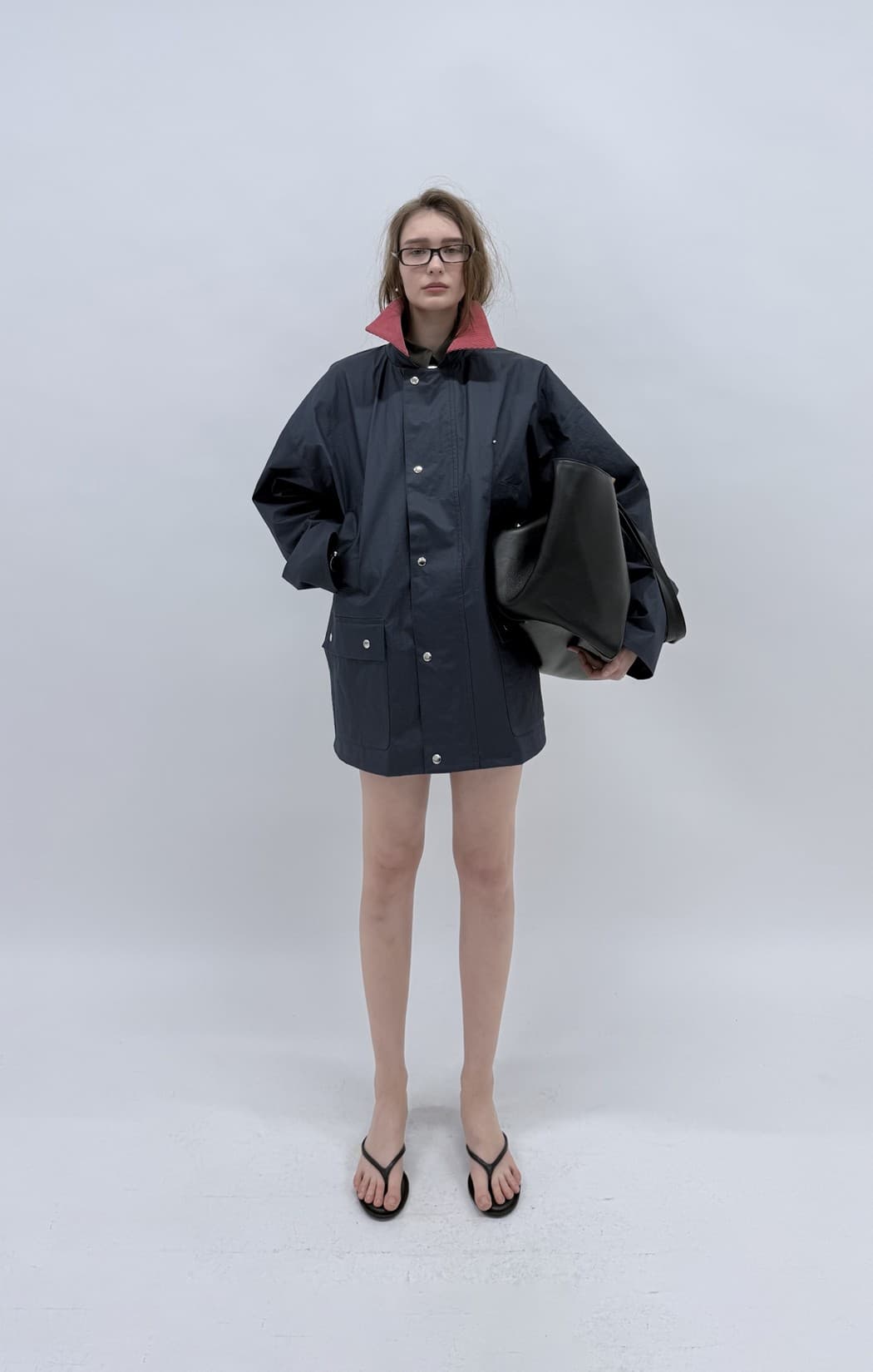 Corduroy Collar Waxed Cotton Work Jacket