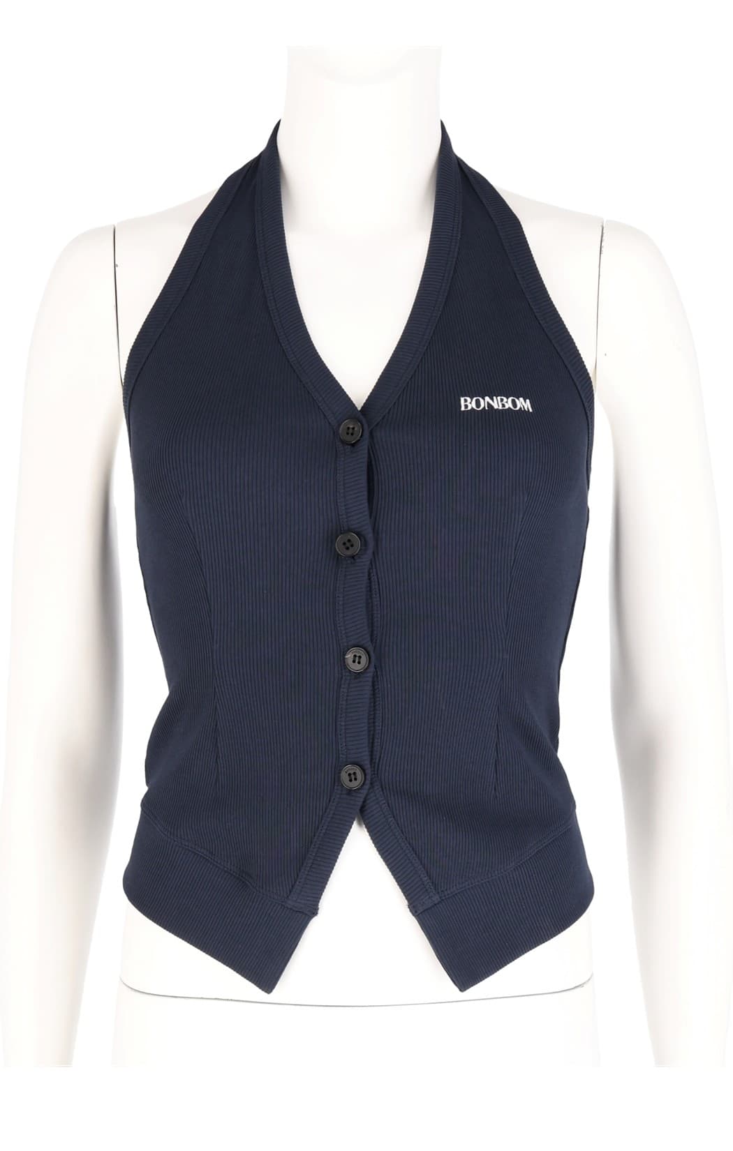 Halter Neck Vest Cardigan