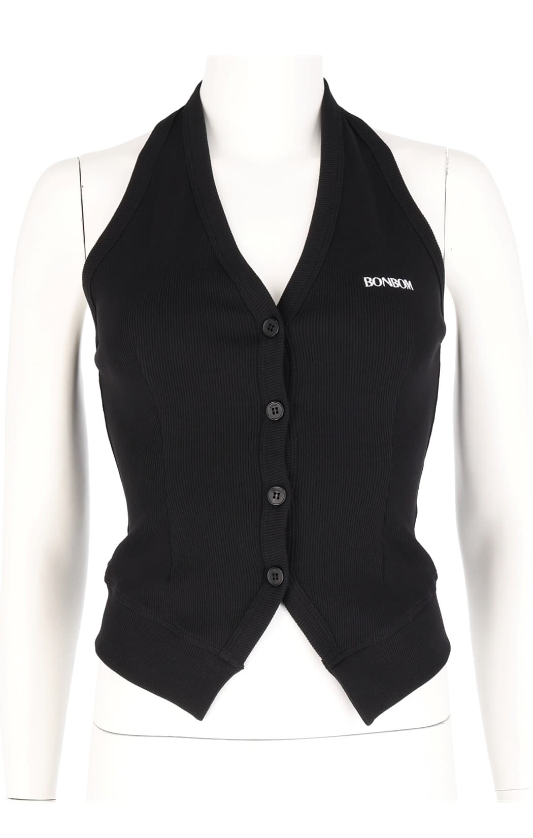 Halter Neck Vest Cardigan