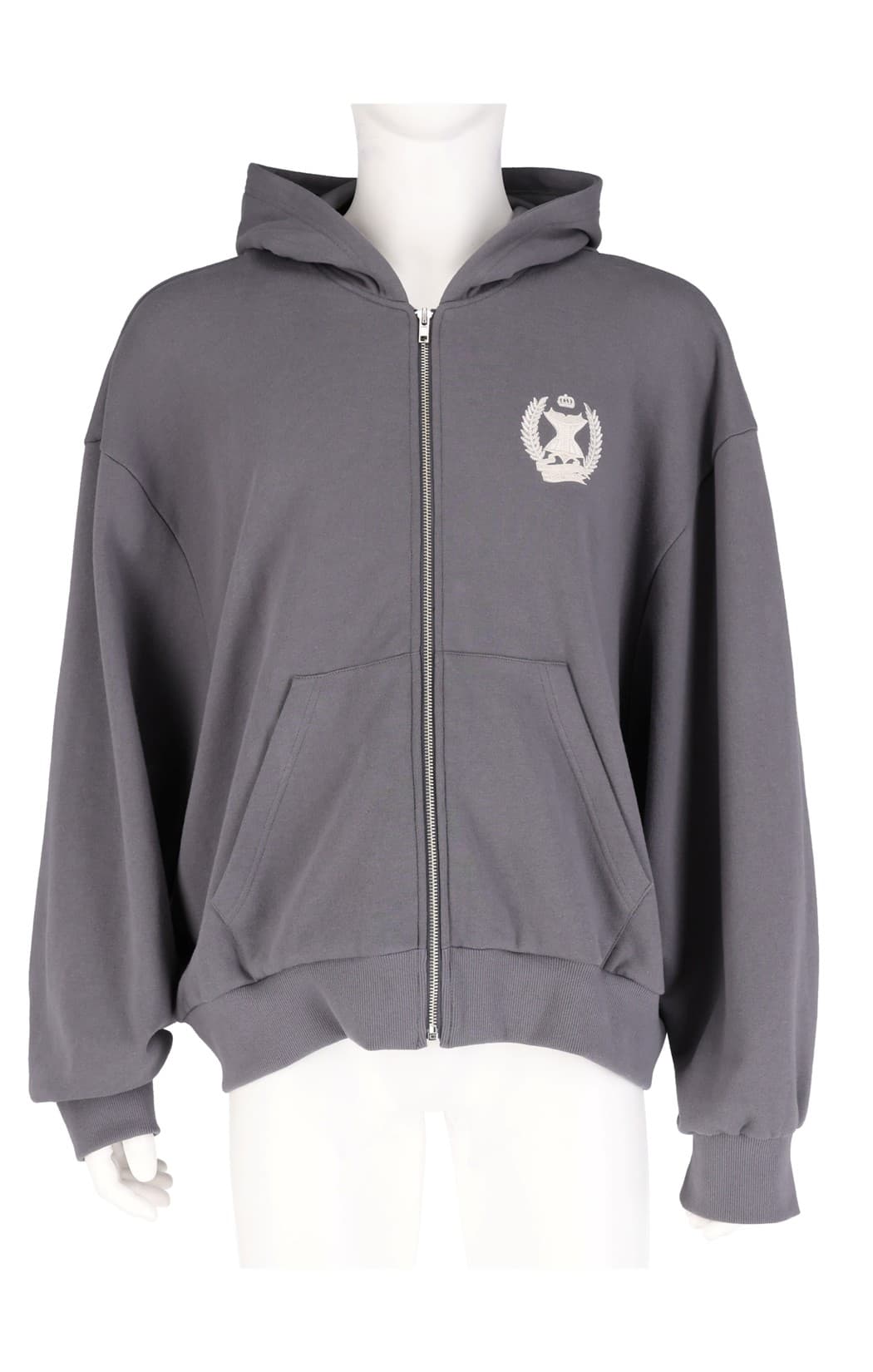 Corset Emblem Hood Zip-Up — vue 1