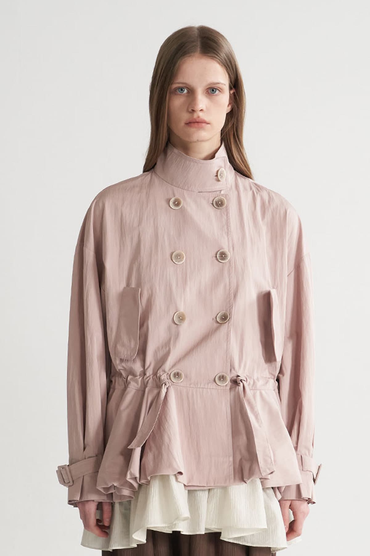 [CAHISIENNE 26SS] Balloon Hem Half Trench