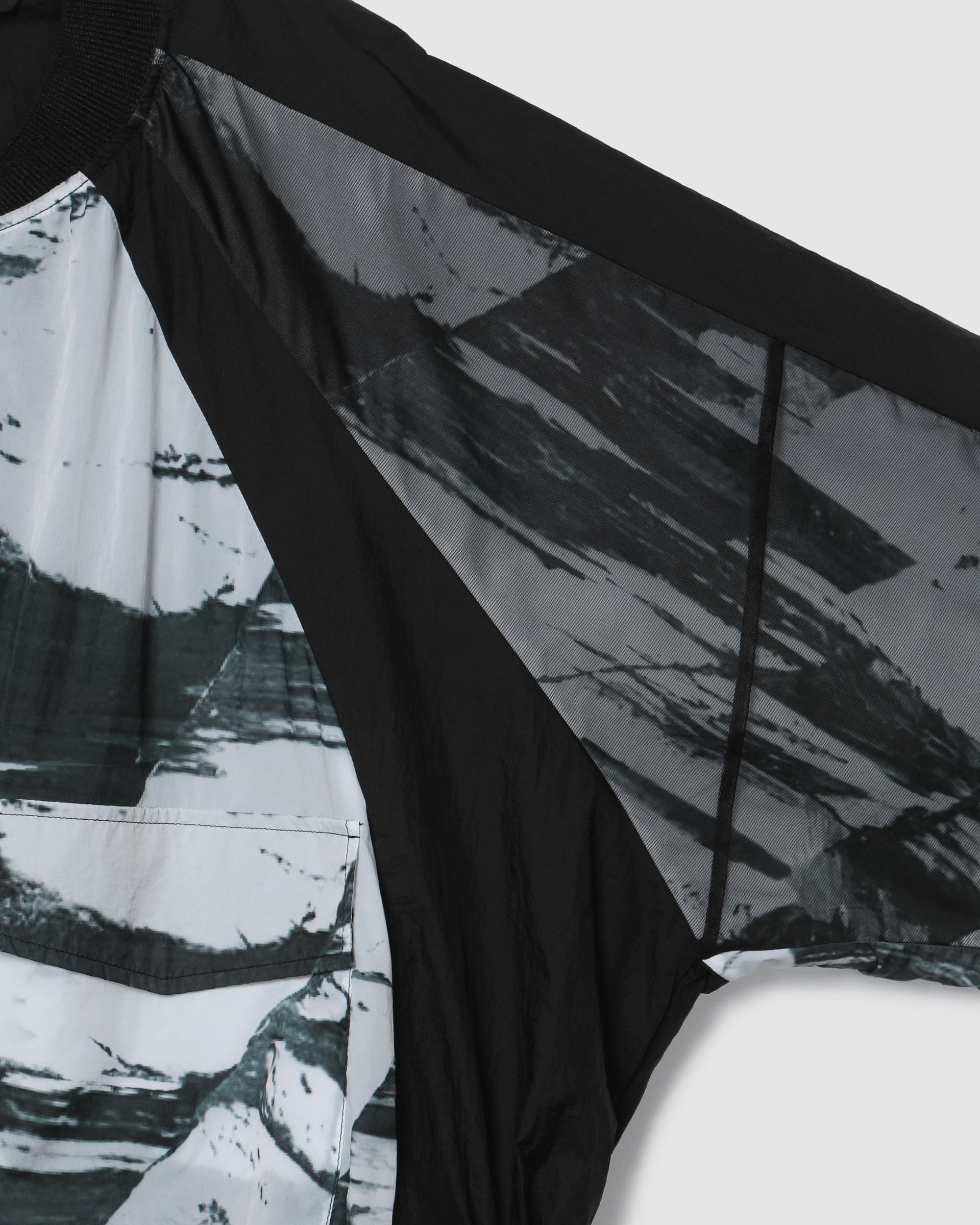 Marble Print Jacket Black PT — vue 5