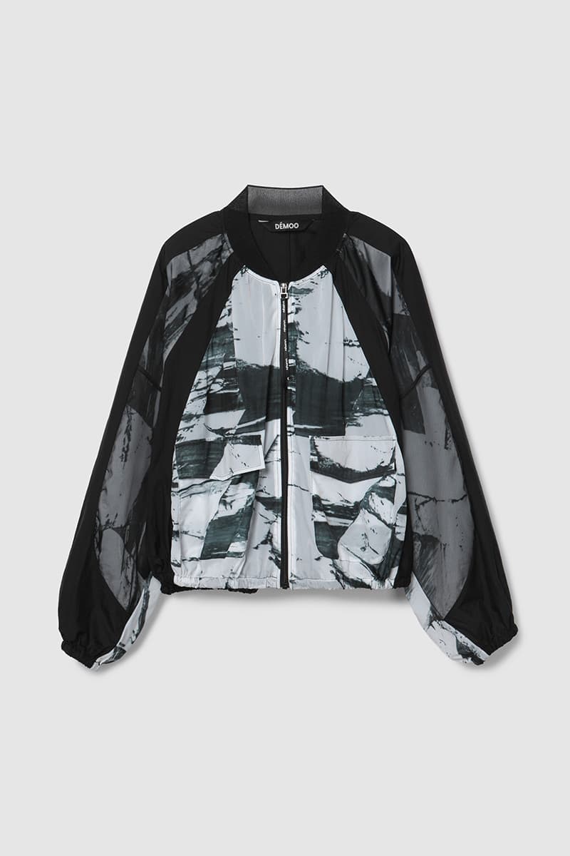 Marble Print Jacket Black PT — vue 1
