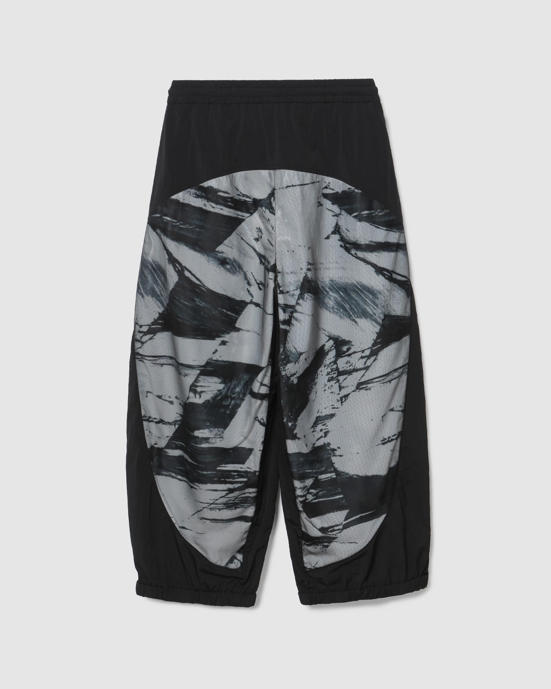 Print Mesh Banding Pants Black PT — vue 3