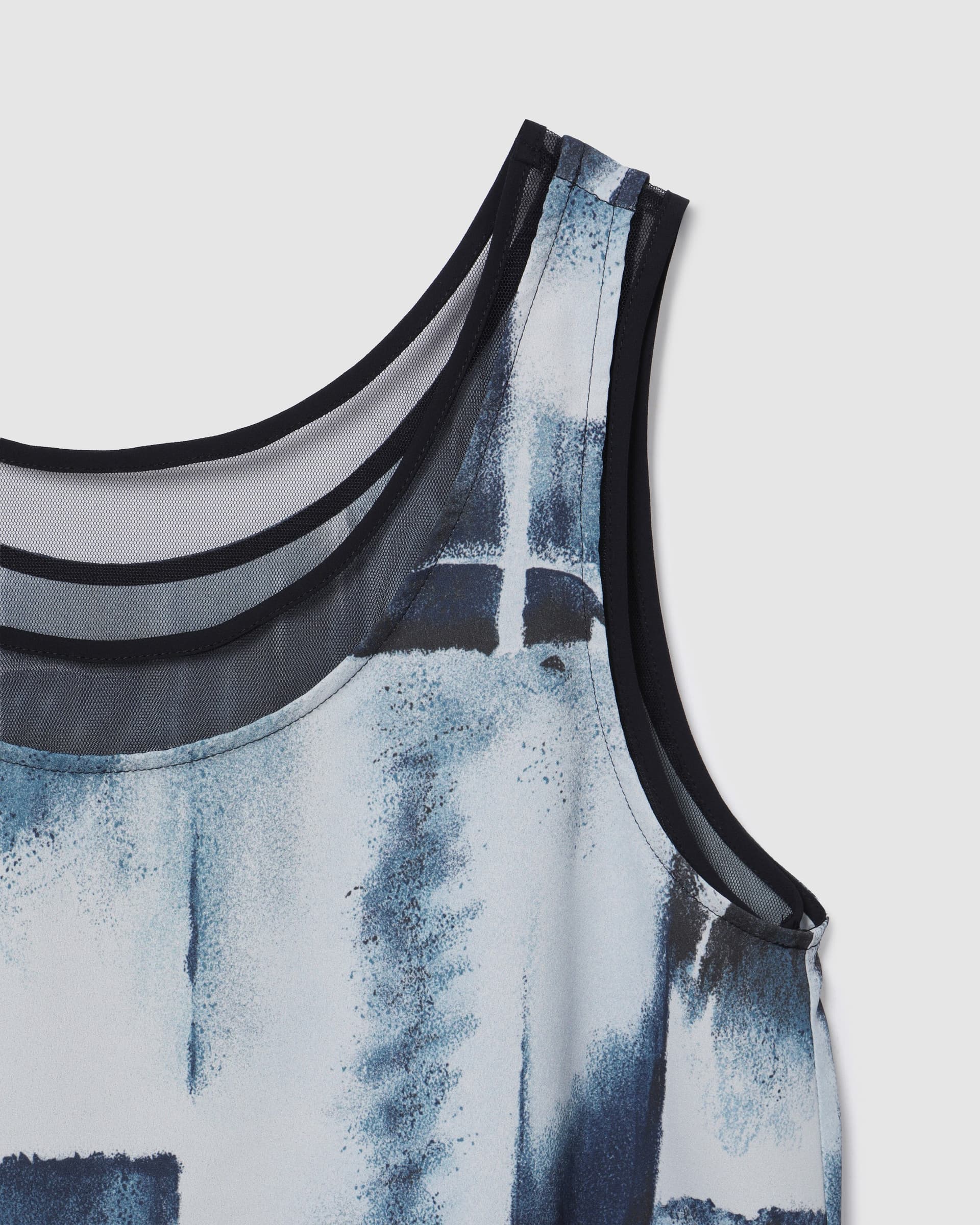 Double Layer Sleeveless Blue PT — vue 4