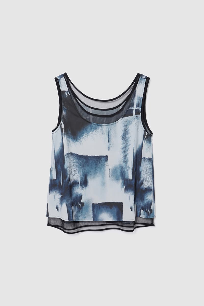 Double Layer Sleeveless Blue PT — vue 1