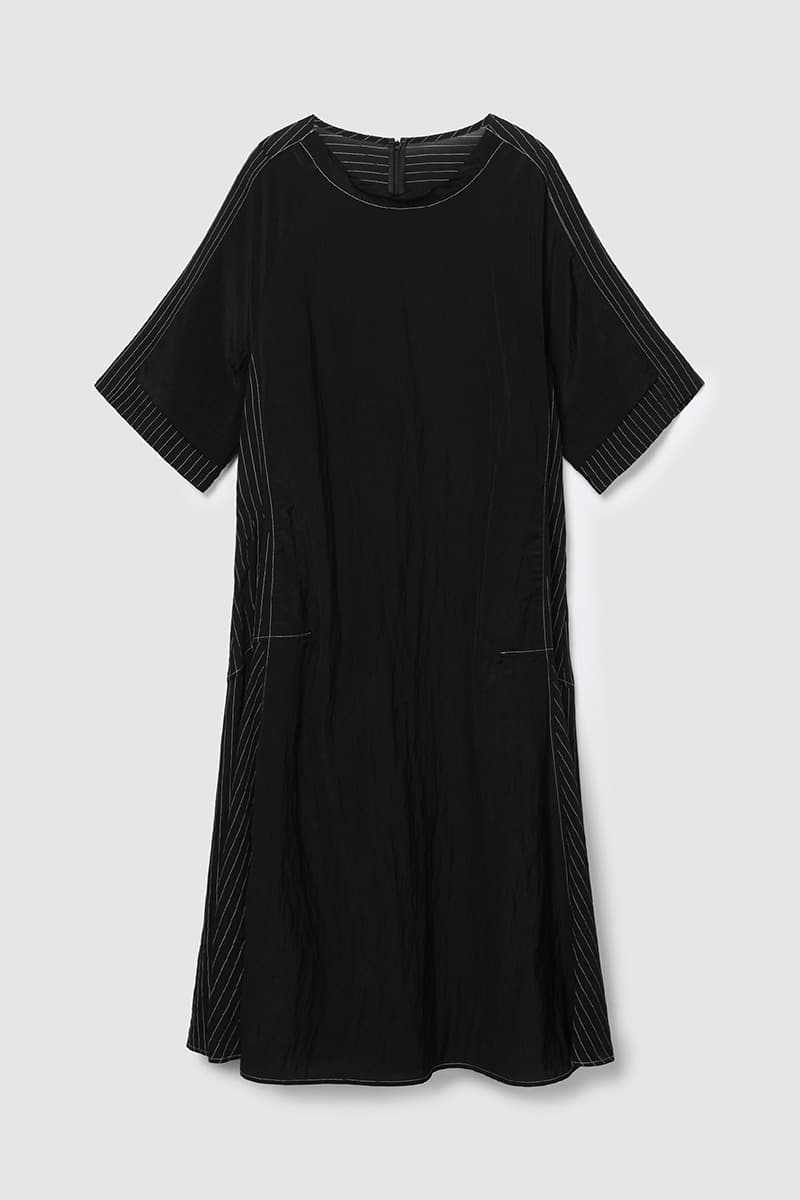 Stripe Panel Dress Black PT — vue 1