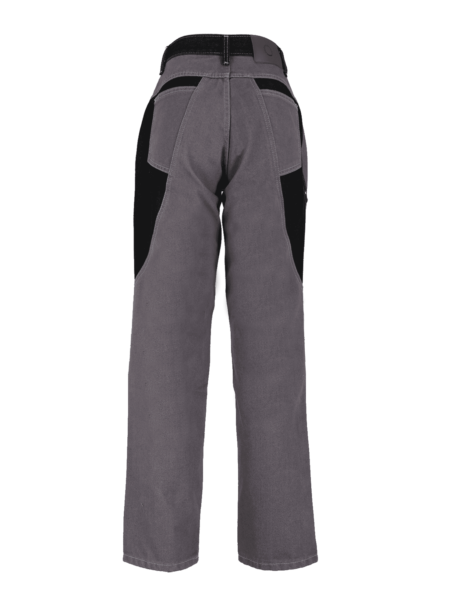 Stud Gray Cut Out Denim Pants — vue 5