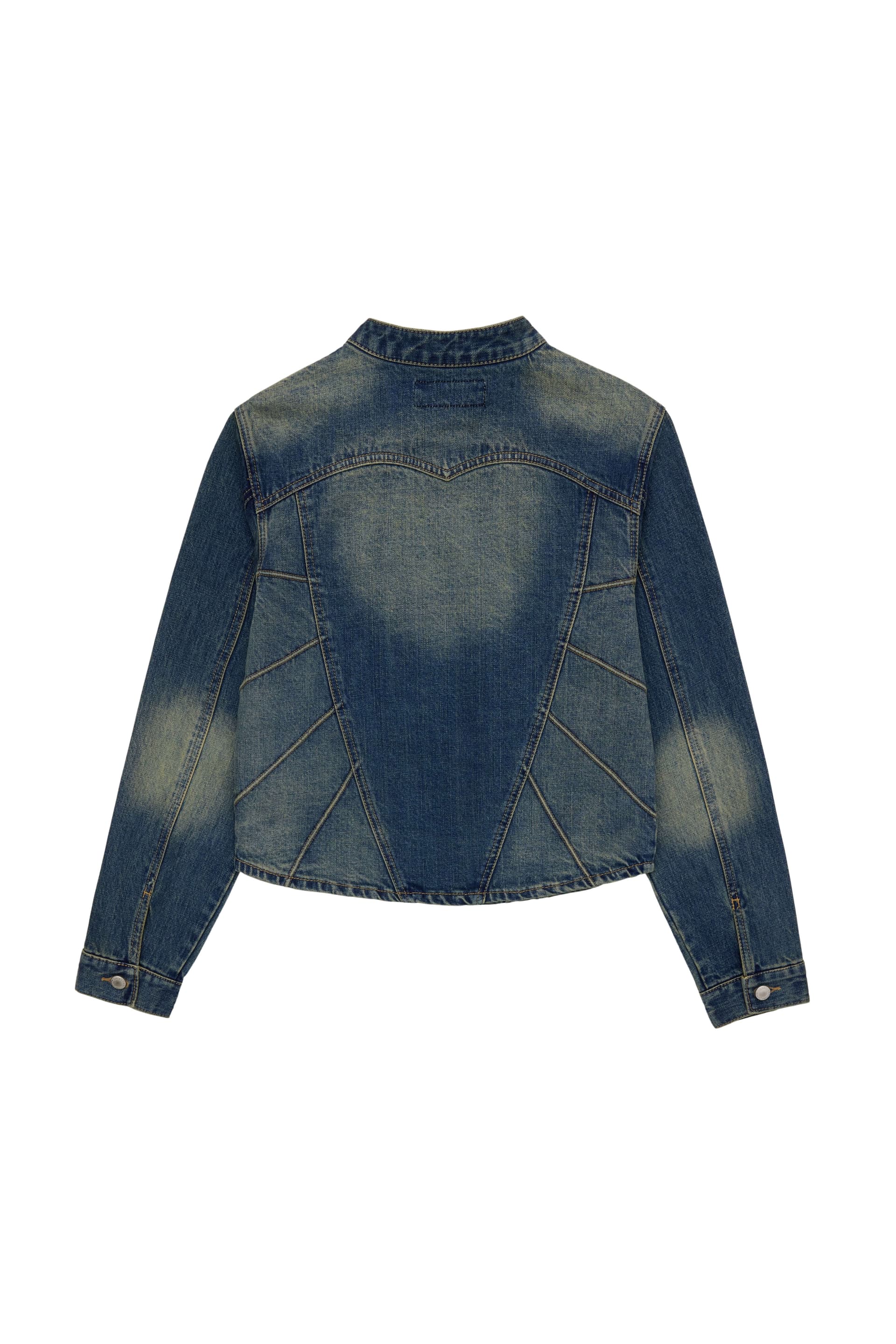 Piping Heart Denim Jacket — vue 6
