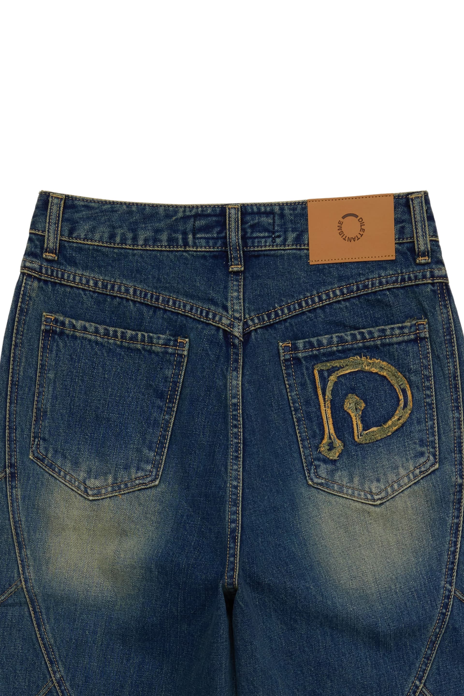 Piping Heart Denim Skirt — vue 8